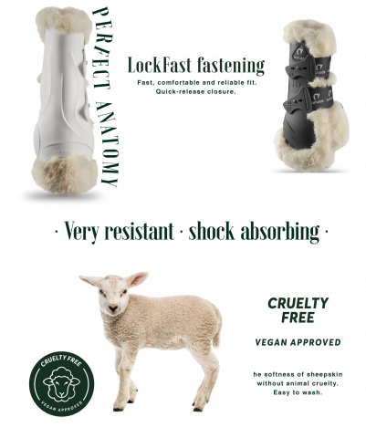 Guêtres antérieurs Genuins mouton synthétique Gatusos