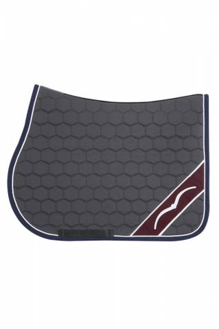 Tapis de selle jumping Wish - Animo - Coton et rembourrage technique