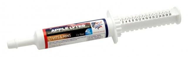 Apple Lytes paste Seringue - Equine america - 2 x 15 ml