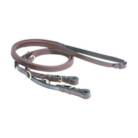 Rênes Thiedeman - HFI - Caoutchouc souple, 5/8