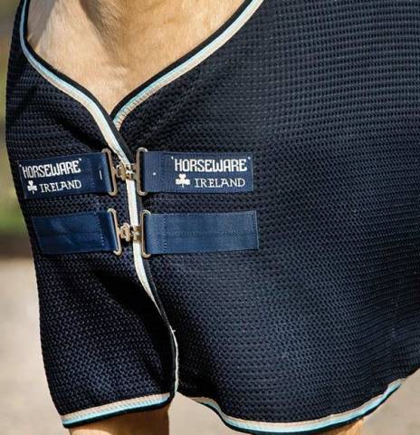 Couverture s&eacute;chante Rambo Techni Waffle - Horseware - s&egrave;che rapidement