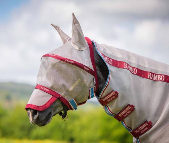 Masque anti-insectes Rambo flymask plus - Horseware - protection optimale