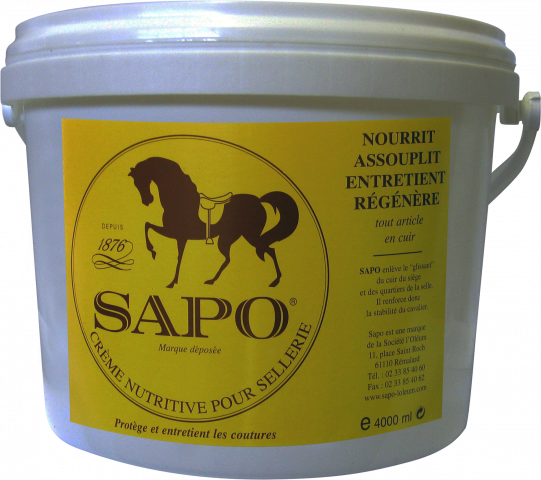 Graisse pour cuirs 4 L - SAPO - Nourrit et protège