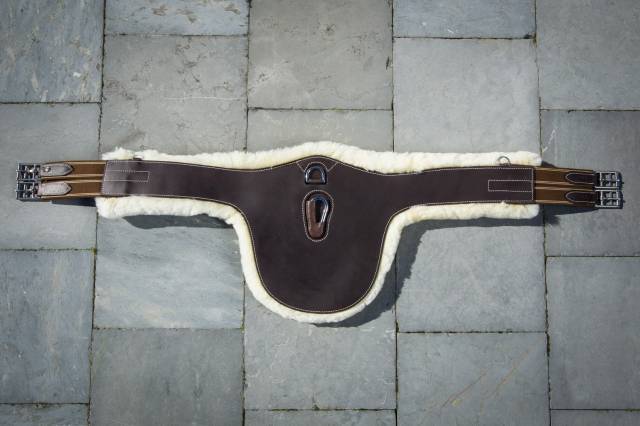 Sangle bavette cuir / mouton HFI