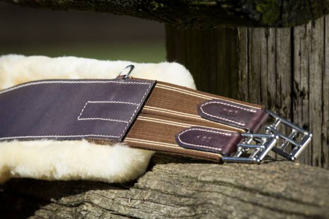 Sangle bavette cuir / mouton HFI