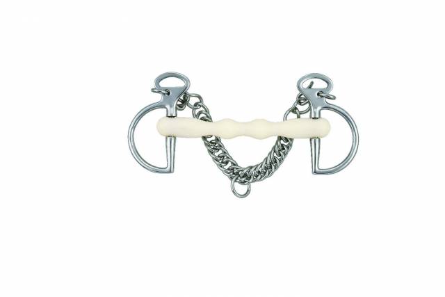 Mors kimberwick droit mullen - Happy Mouth - acier inoxydable