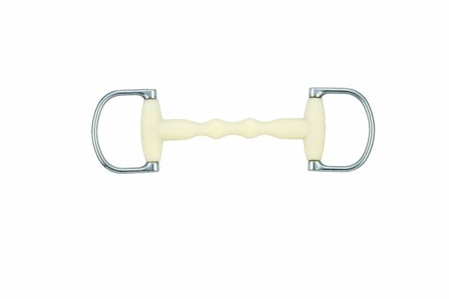 Mors droit flexible mullen - Happy Mouth - acier inoxydable