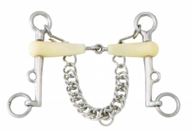 Mors weymouth simple brisure - Happy Mouth - résine