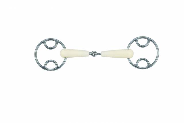 Mors simple brisure Happy Mouth - acier inoxydable et résine