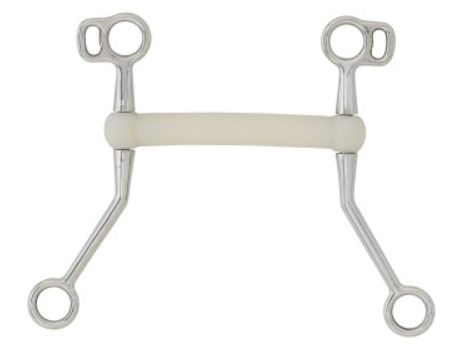 Mors filet américain droit - Happy Mouth - caoutchouc