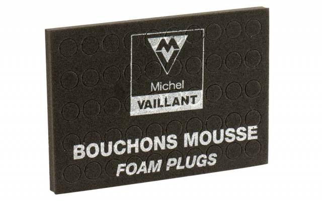 Bouchons mousse Fastuds - plaque de 50 - Michel Vaillant