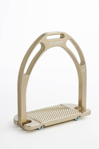 Etriers en alumium brillant Jin Stirrup
