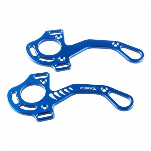 Branches de hackamore courtes en aluminium Jin Stirrup