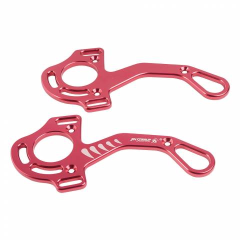 Branches de hackamore courtes en aluminium Jin Stirrup