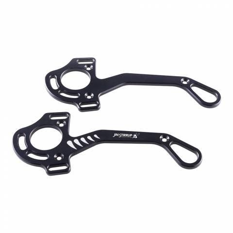 Branches de hackamore longues en aluminium Jin Stirrup