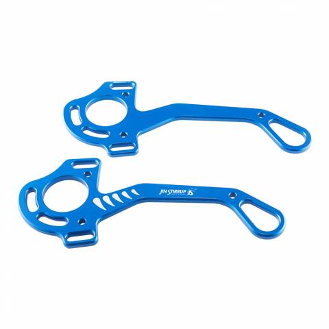 Branches de hackamore longues en aluminium Jin Stirrup