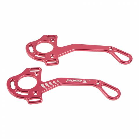 Branches de hackamore longues en aluminium Jin Stirrup