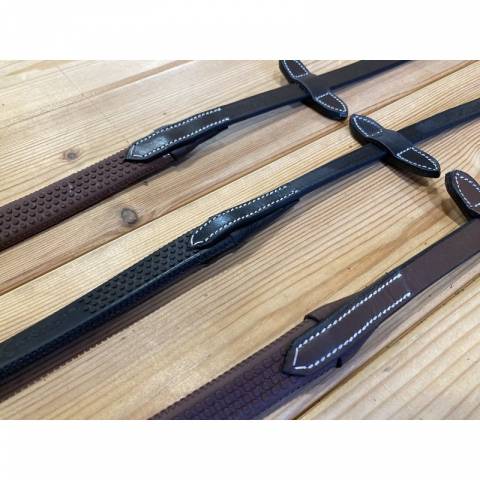 Rênes caoutchouc 1/2 - Collection One Jump'in