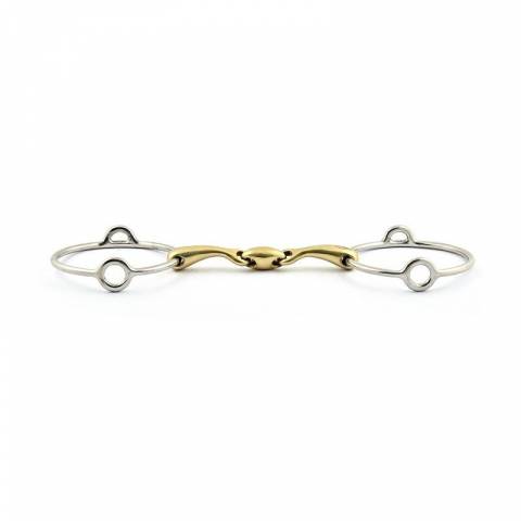 Mors releveur grands anneaux double brisure - Jump in