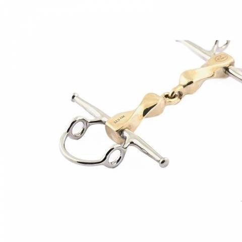 Mors releveur à aiguilles gros canons carré torsadé - Jump'in