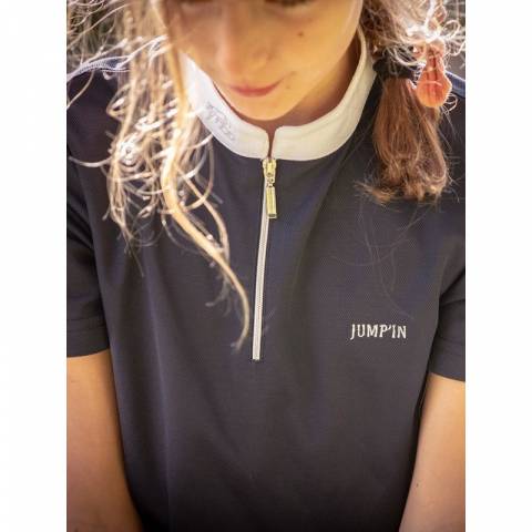 Polo de concours blanc manches courtes - Charlie