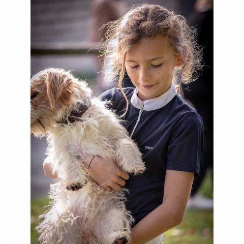 Polo de concours blanc manches courtes - Charlie