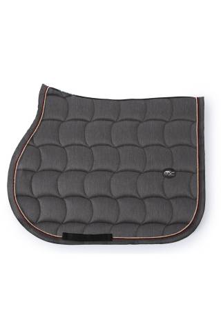 Tapis jumping Quadro - Asup - gris chiné, bordeaux et beige