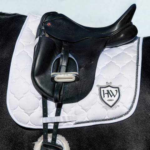 Tapis de selle dressage Rambo diamante - Horseware - polycoton