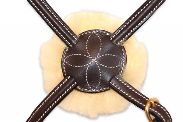 Bridon fancy muserolle mexicaine - HFI - boucles laiton