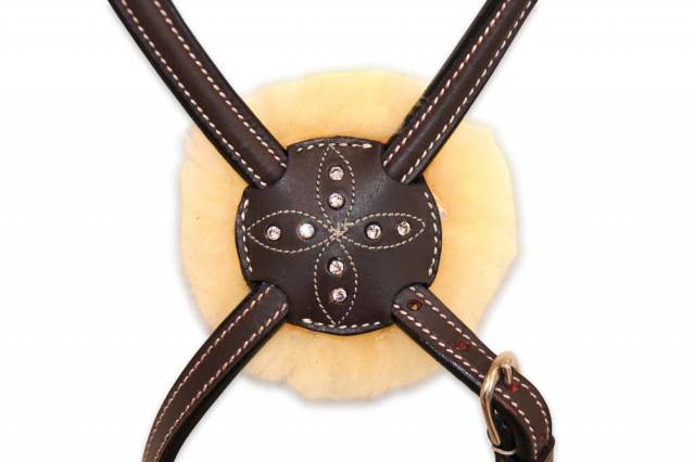 Bridon mexicain Diamond - HFI - muserolle avec swarovski