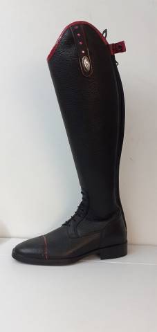 Bottes Young Line cuir grain&eacute; - De Niro