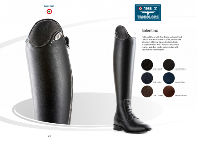 Bottes Young Line cuir grainé - De Niro