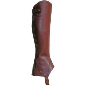 Mini chaps Maestro - cuir lisse rigide