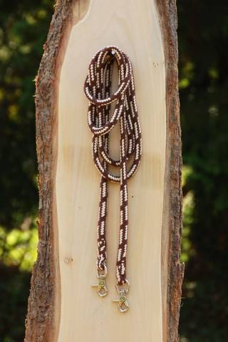 Rênes en coton fermées 10mm BROCKAMP - longueur 3m