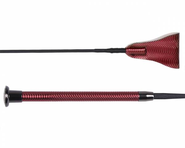 Cravache jumping whip spiral - QHP - 65 cm avec poignée spirale