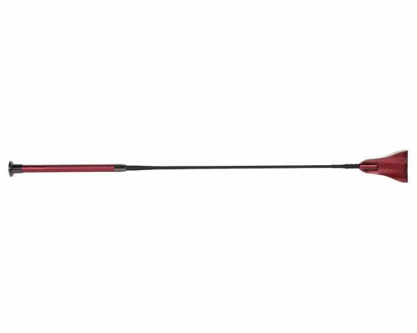 Cravache jumping whip spiral - QHP - 65 cm avec poignée spirale