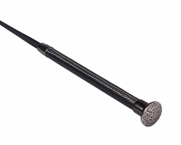 Cravache jumping whip spiral - QHP - 65 cm avec poignée spirale