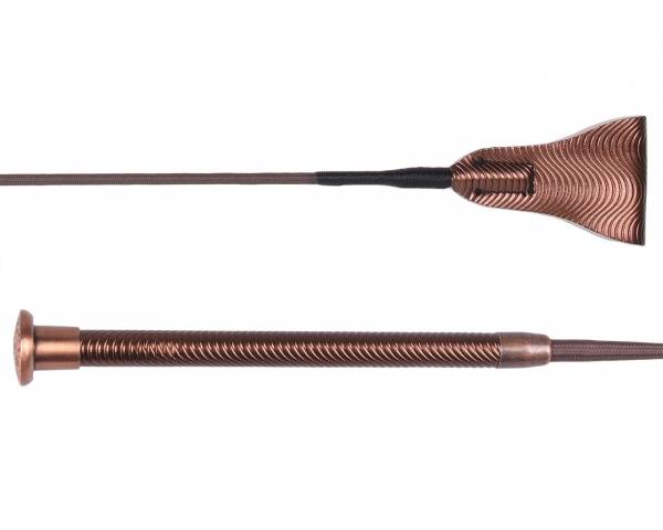 Cravache jumping whip spiral - QHP - 65 cm avec poignée spirale