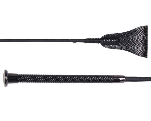 Cravache jumping whip spiral - QHP - 65 cm avec poignée spirale