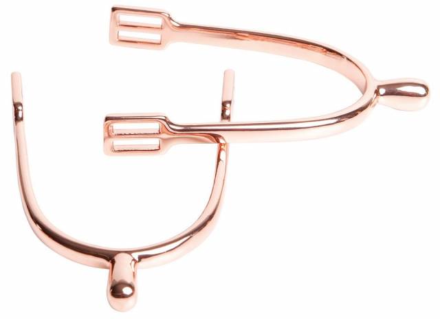 Eperon polo inox rosegold - Harrys horse - bout rond