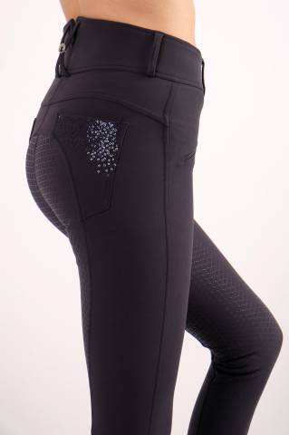 Pantalon lydia taille haute sequins Montar