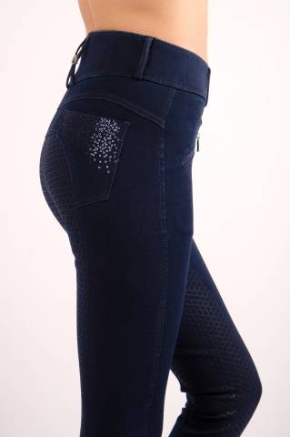 Pantalon lydia taille haute sequins Montar