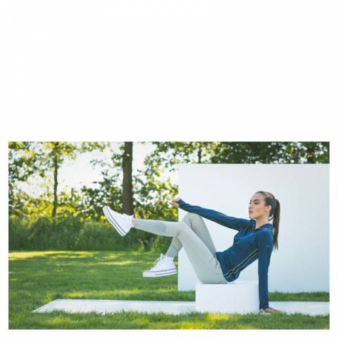 Polo zip manches longues Anky