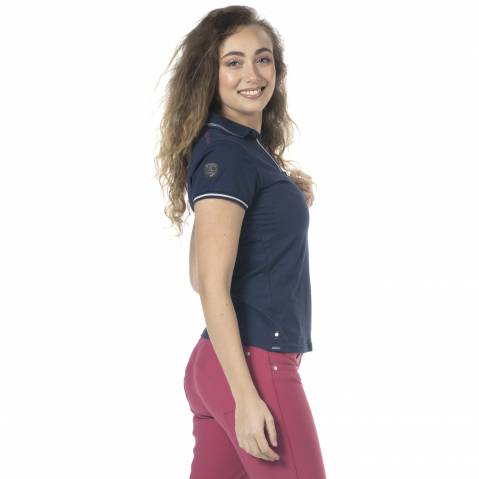 Polo dame rosa flag's & cup - - autre marque -