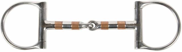 Mors verdun à rouleaux - Harrys horse - inox et cuivre