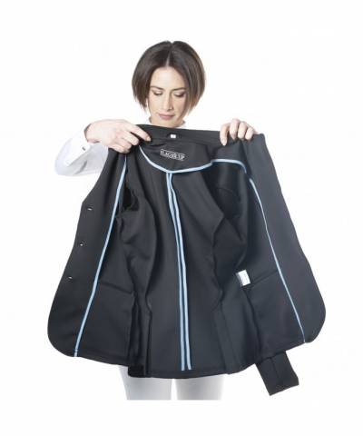 Veste concours enfant Paloma bleu/fuschia Flag's&cup