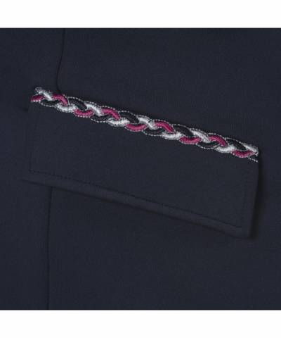 Veste concours enfant Paloma bleu/fuschia Flag's&cup