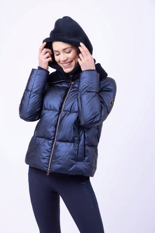 Manteau galaxy puffer bleu marine Imperial riding