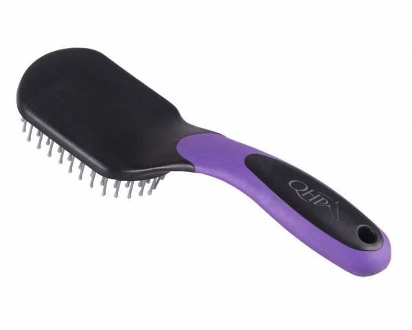 Brosse &agrave; crins ergo - QHP - Ergonomique bicolore