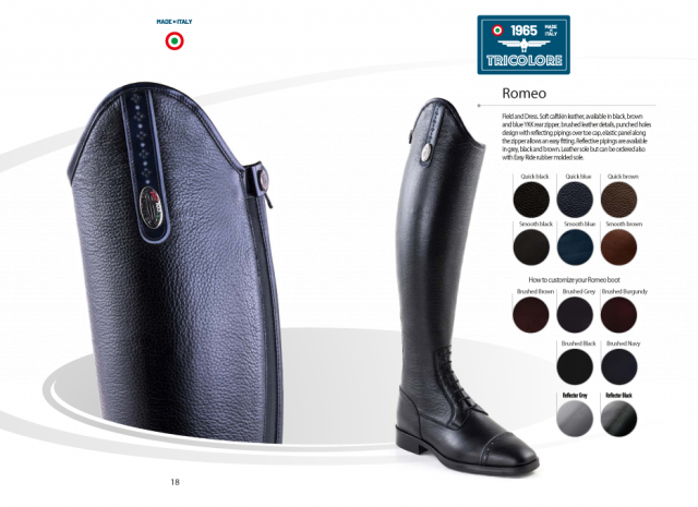 Bottes Young Line cuir lisse - De Niro
